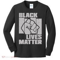 Black Lives Matter Protest Black Pride Kids Long Sleeve Shirt thumb 0