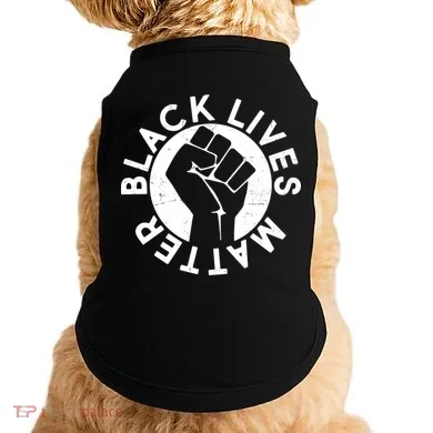 Black Lives Matter Protest Emblem Doggie Tank