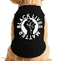 Black Lives Matter Protest Emblem Doggie Tank thumb 0