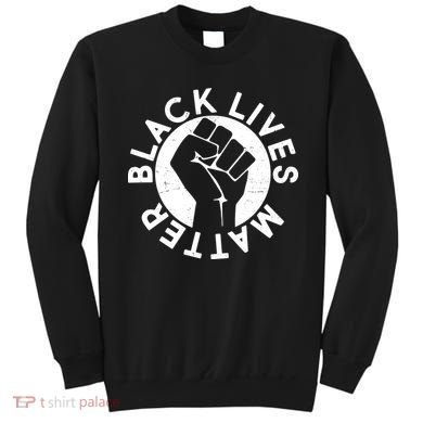 Black Lives Matter Protest Emblem Sweatshirt
