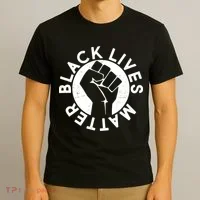 Black Lives Matter Protest Emblem T-Shirt thumb 3