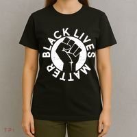 Black Lives Matter Protest Emblem T-Shirt thumb 4