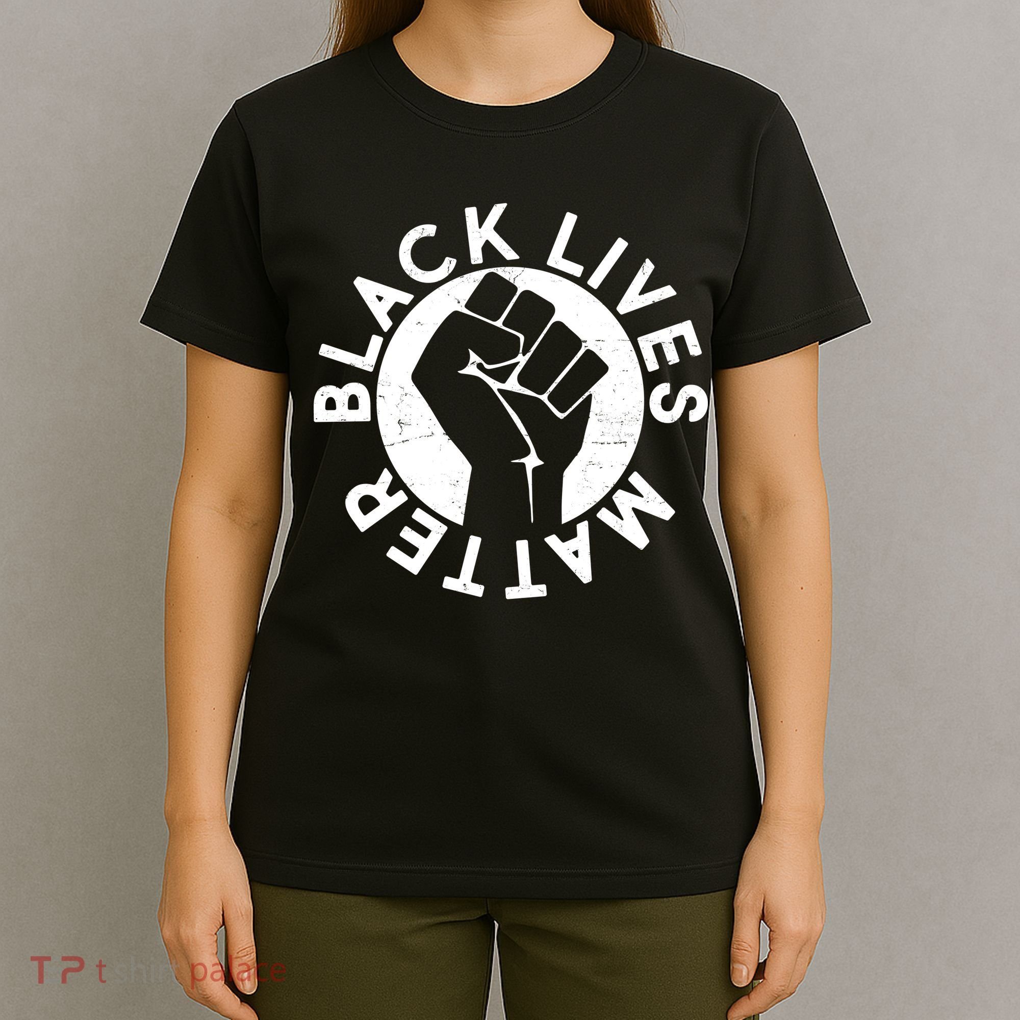 Black Lives Matter Protest Emblem T-Shirt