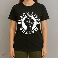 Black Lives Matter Protest Emblem T-Shirt thumb 4