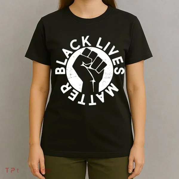 Black Lives Matter Protest Emblem T-Shirt