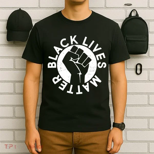 Black Lives Matter Protest Emblem T-Shirt