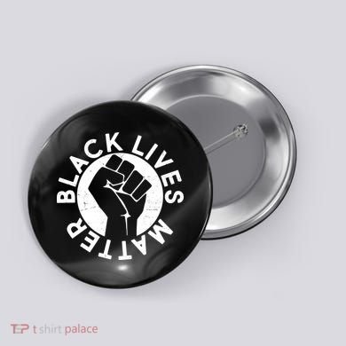 Black Lives Matter Protest Emblem Button