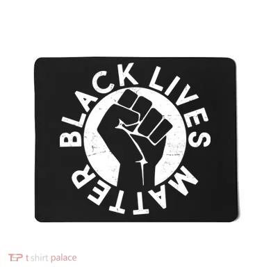 Black Lives Matter Protest Emblem Mousepad