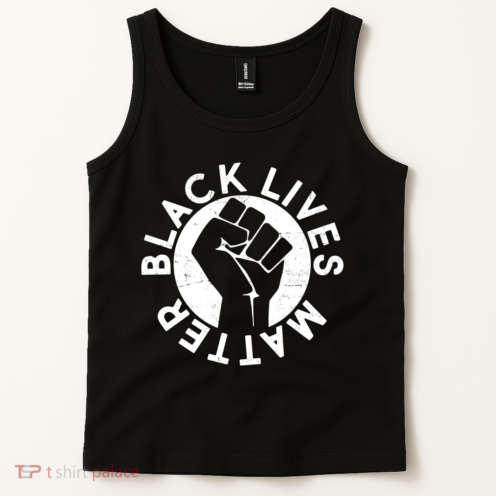 Black Lives Matter Protest Emblem Tank Top