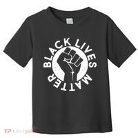 Black Lives Matter Protest Emblem Toddler T-Shirt thumb 0