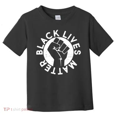 Black Lives Matter Protest Emblem Toddler T-Shirt