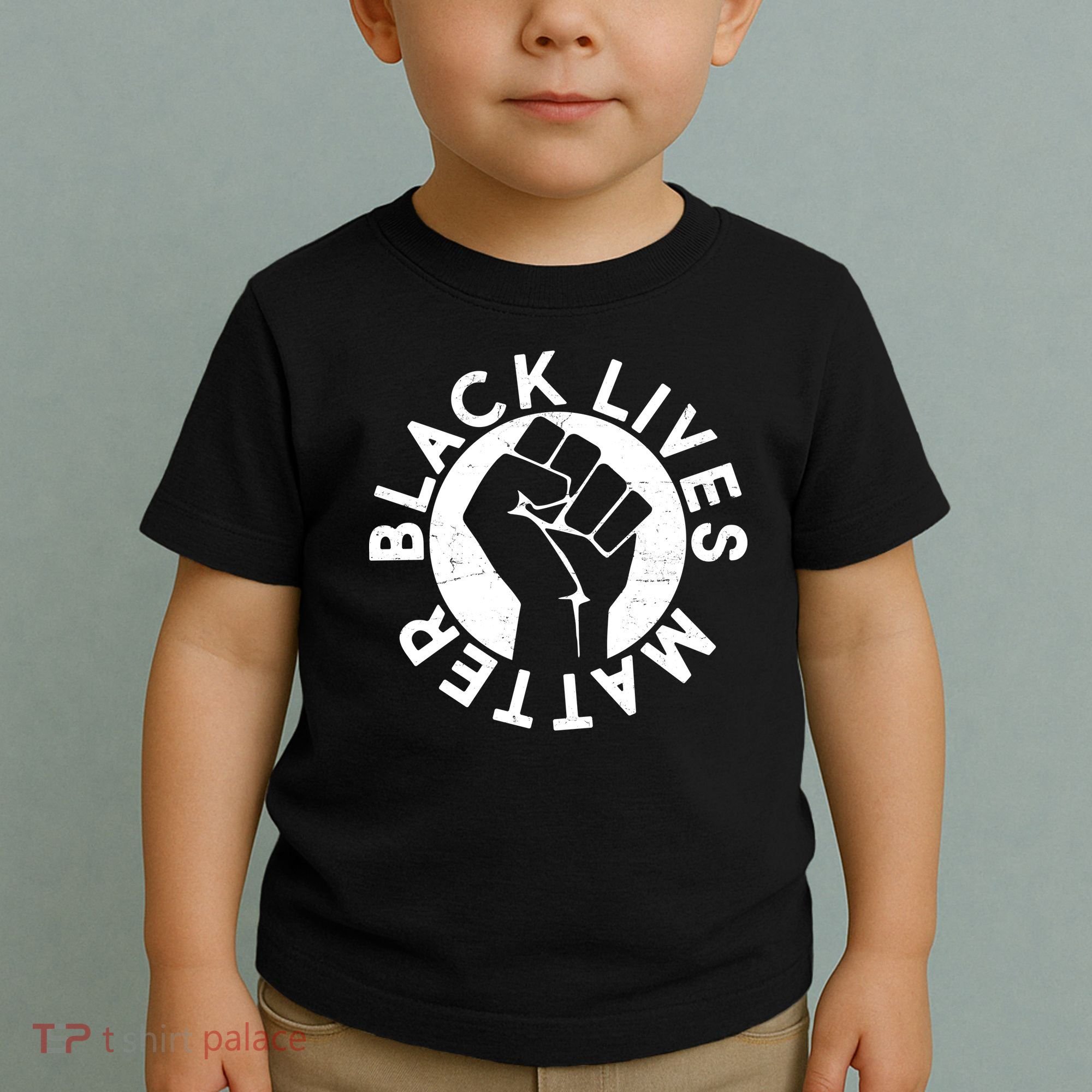 Black Lives Matter Protest Emblem Toddler T-Shirt