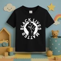 Black Lives Matter Protest Emblem Toddler T-Shirt thumb 3