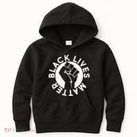 Black Lives Matter Protest Emblem Kids Hoodie thumb 0