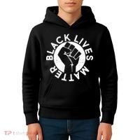 Black Lives Matter Protest Emblem Kids Hoodie thumb 4