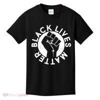 Black Lives Matter Protest Emblem Kids T-Shirt thumb 0