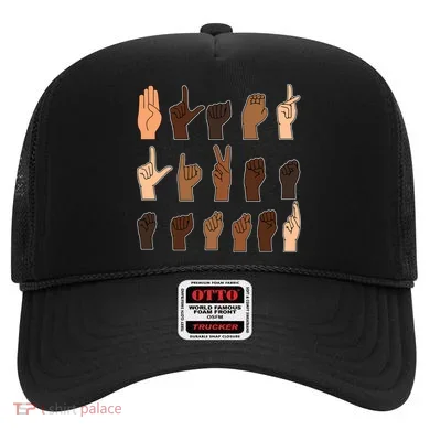 Black Lives Matter Sign Language Hat