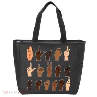 Black Lives Matter Sign Language Bag