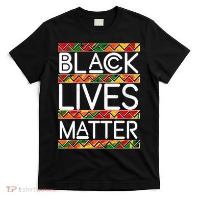 Black Lives Matter Traditional Colors T-Shirt