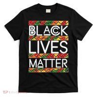 Black Lives Matter Traditional Colors T-Shirt thumb 0