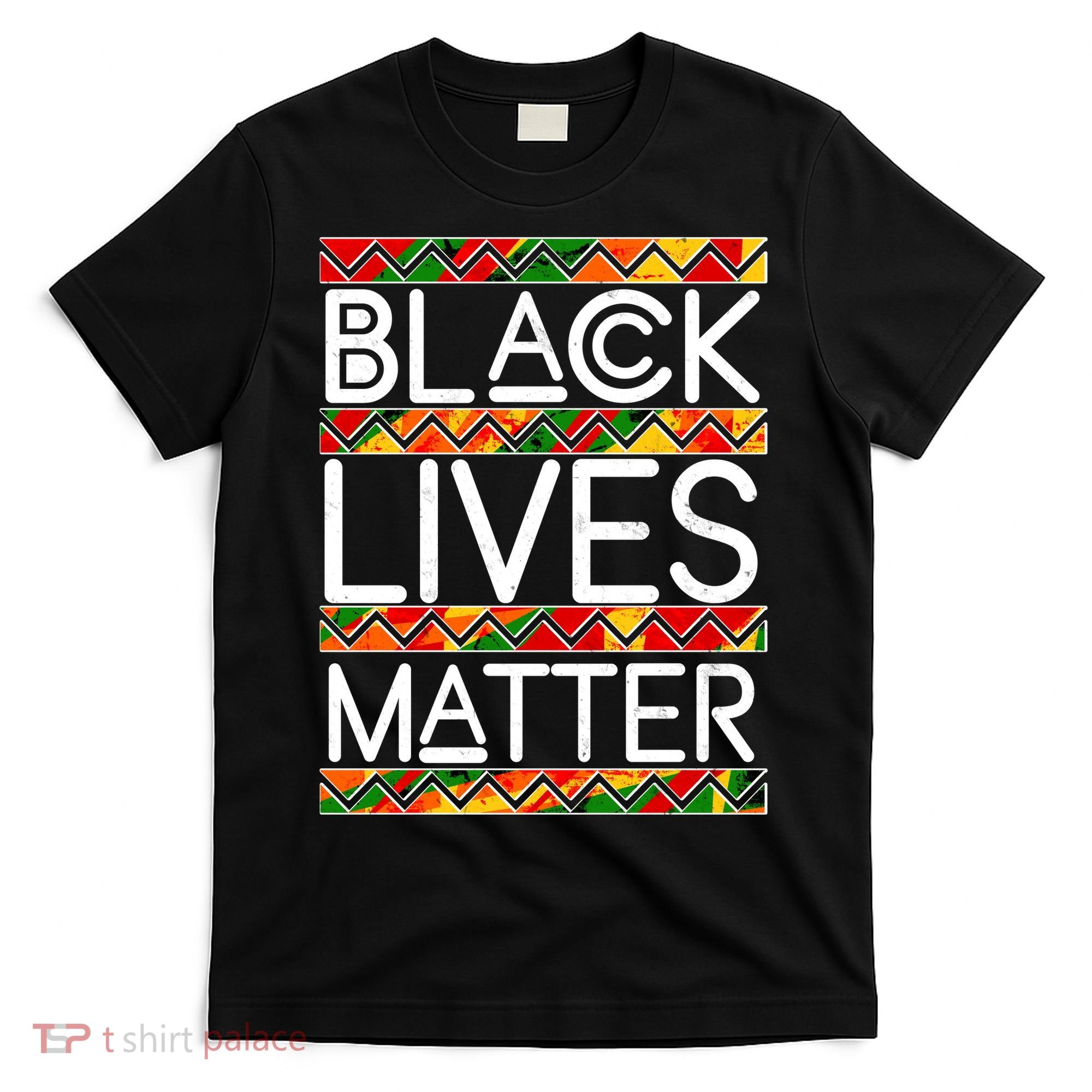 Black Lives Matter Traditional Colors T-Shirt