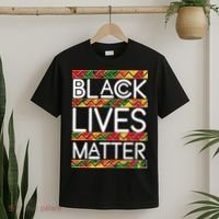 Black Lives Matter Traditional Colors T-Shirt thumb 2