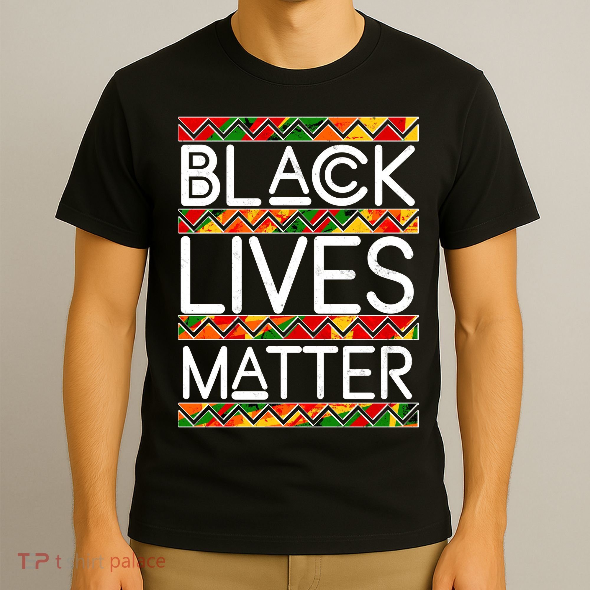 Black Lives Matter Traditional Colors T-Shirt