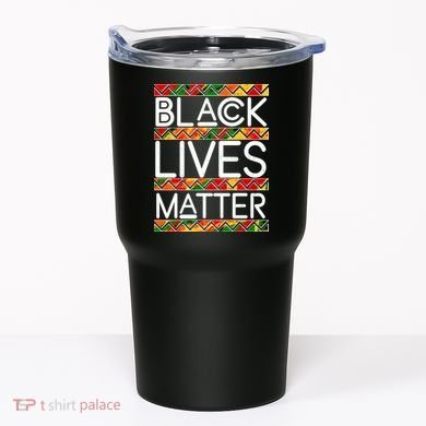 Black Lives Matter Traditional Colors Tumbler