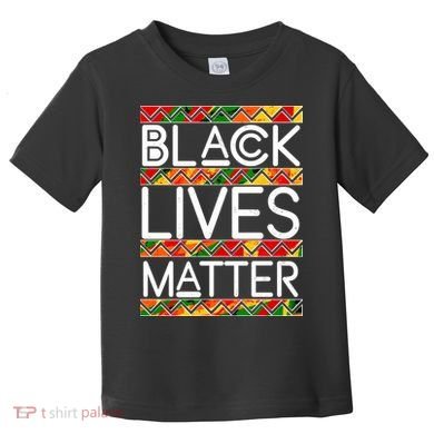Black Lives Matter Traditional Colors Toddler T-Shirt
