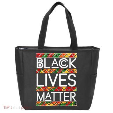 Black Lives Matter Traditional Colors Tote Bag