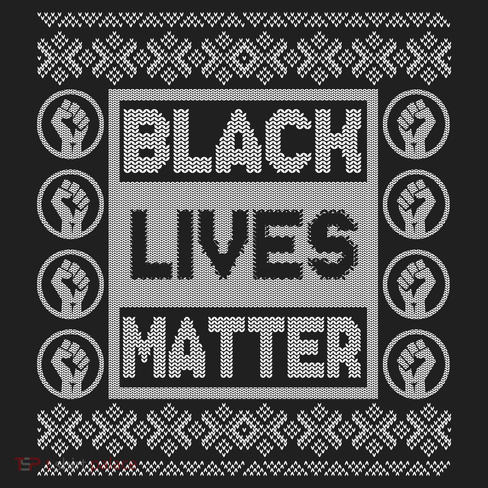 Black Lives Matter Ugly Christmas Sweater Hat