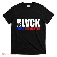 Black Lives Matter US Flag T-Shirt thumb 0