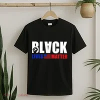 Black Lives Matter US Flag T-Shirt thumb 2