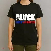 Black Lives Matter US Flag T-Shirt thumb 4