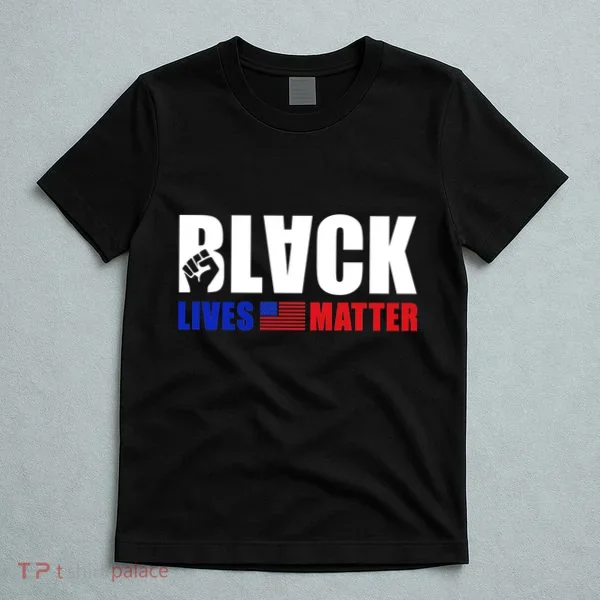 Black Lives Matter US Flag T-Shirt