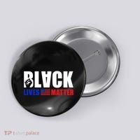 Black Lives Matter US Flag Button thumb 0