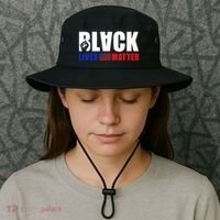 Black Lives Matter US Flag Bucket Hat thumb 3