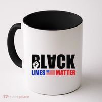 Black Lives Matter US Flag Coffee Mug thumb 0