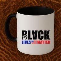 Black Lives Matter US Flag Coffee Mug thumb 2