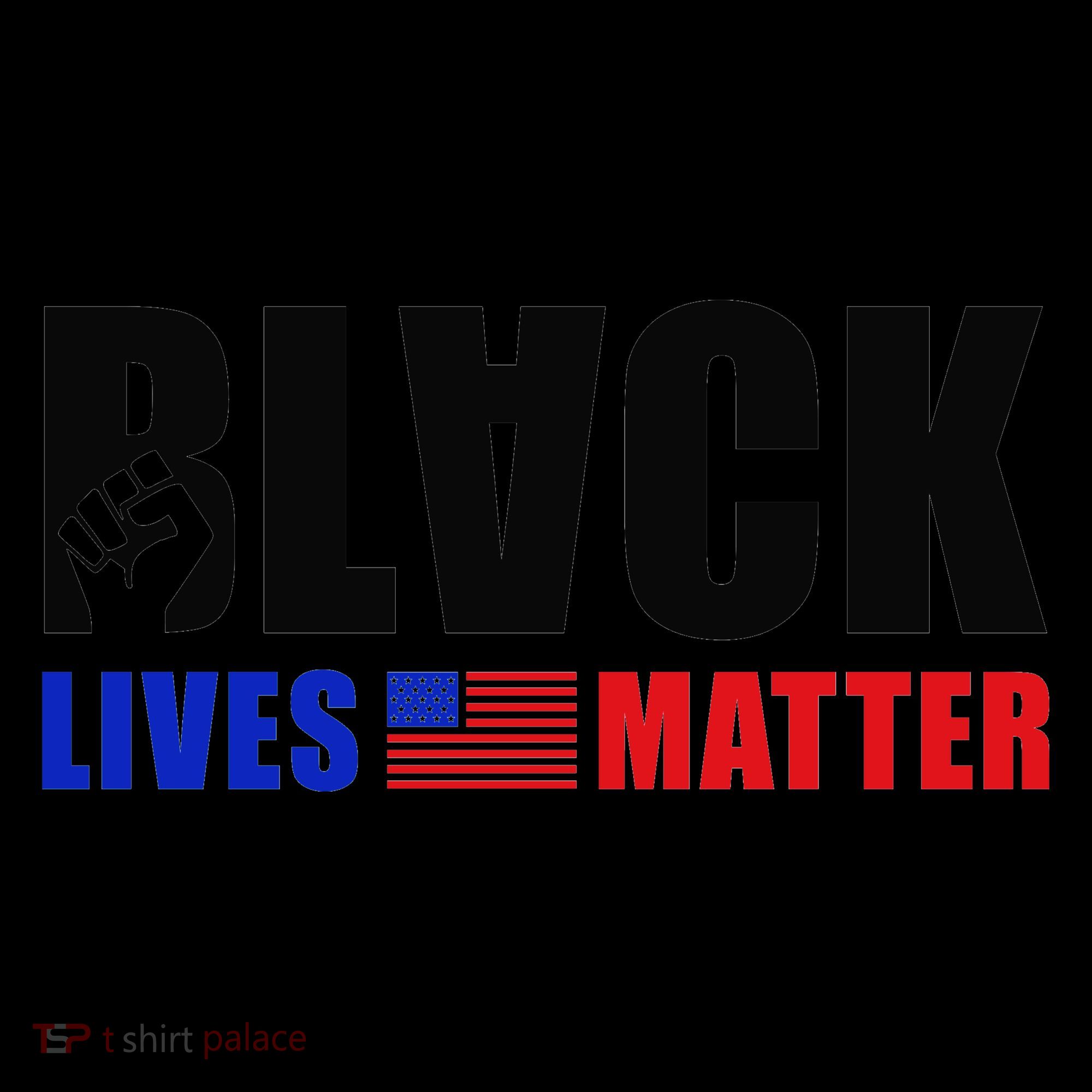 Black Lives Matter US Flag Coffee Mug