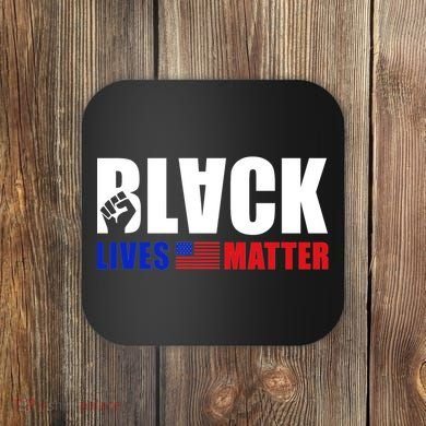 Black Lives Matter US Flag Coaster