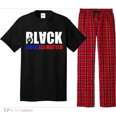 Black Lives Matter US Flag Pajama Set