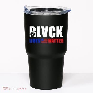 Black Lives Matter US Flag Tumbler