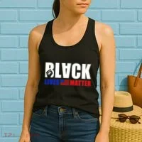 Black Lives Matter US Flag Women's Tank Top thumb 2