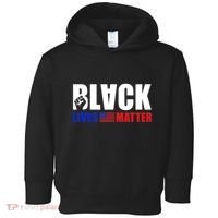 Black Lives Matter US Flag Toddler Hoodie thumb 0