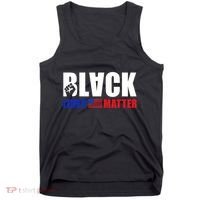 Black Lives Matter US Flag Tank Top thumb 0