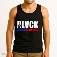 Black Lives Matter US Flag Tank Top thumb 3