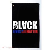 Black Lives Matter US Flag Golf Towel thumb 0