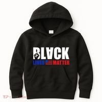 Black Lives Matter US Flag Kids Hoodie thumb 0