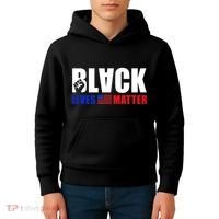 Black Lives Matter US Flag Kids Hoodie thumb 4